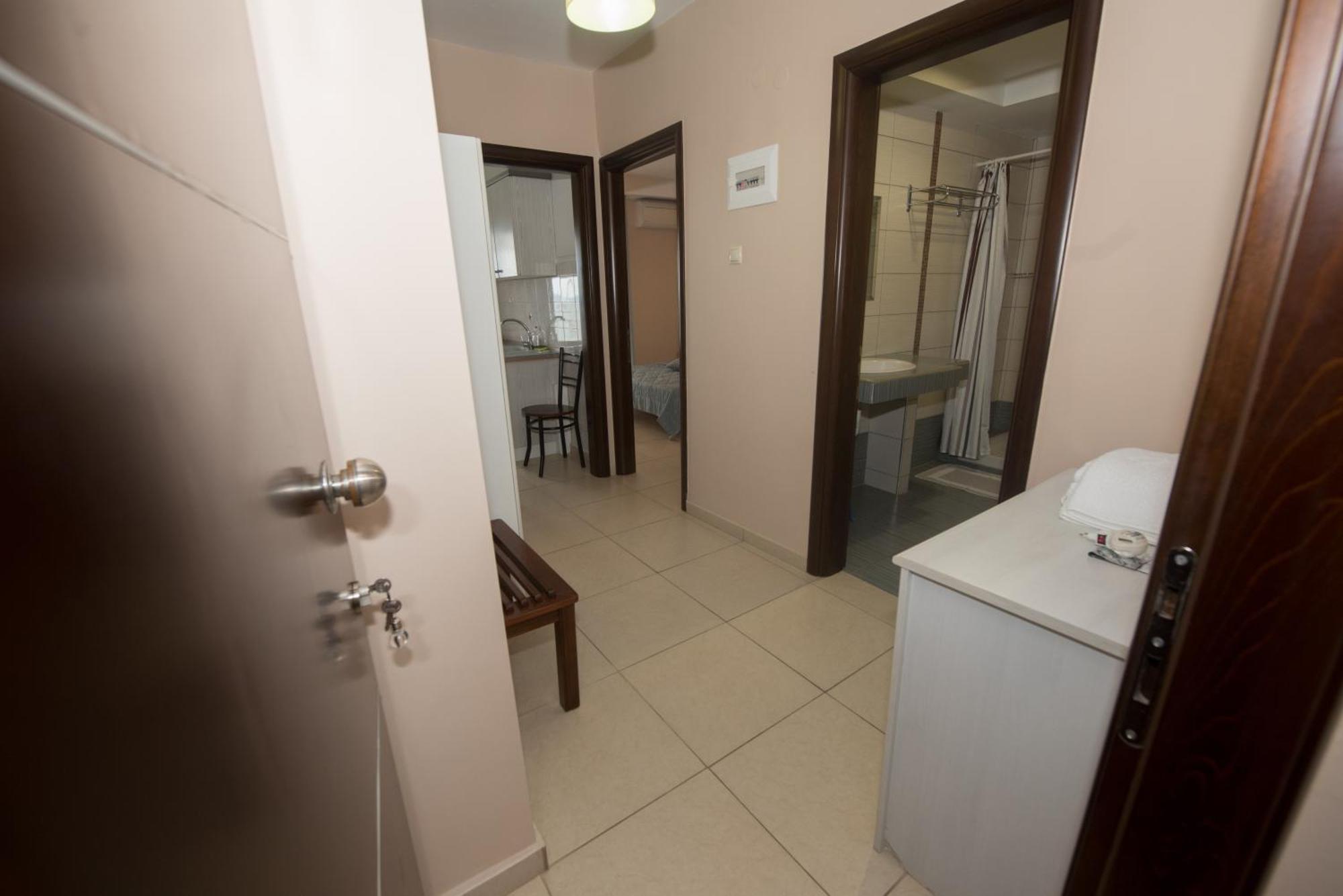 Aris Aparthotel Paralía Exterior foto