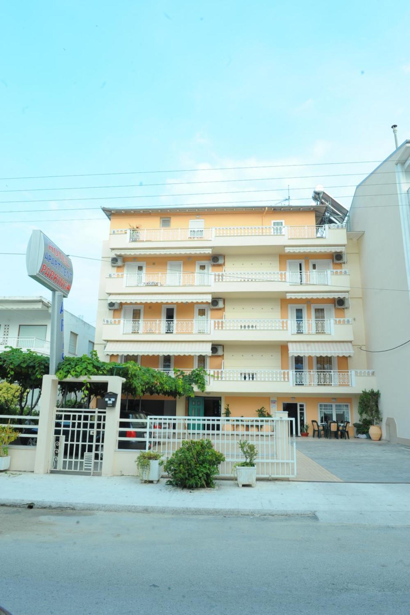Aris Aparthotel Paralía Exterior foto