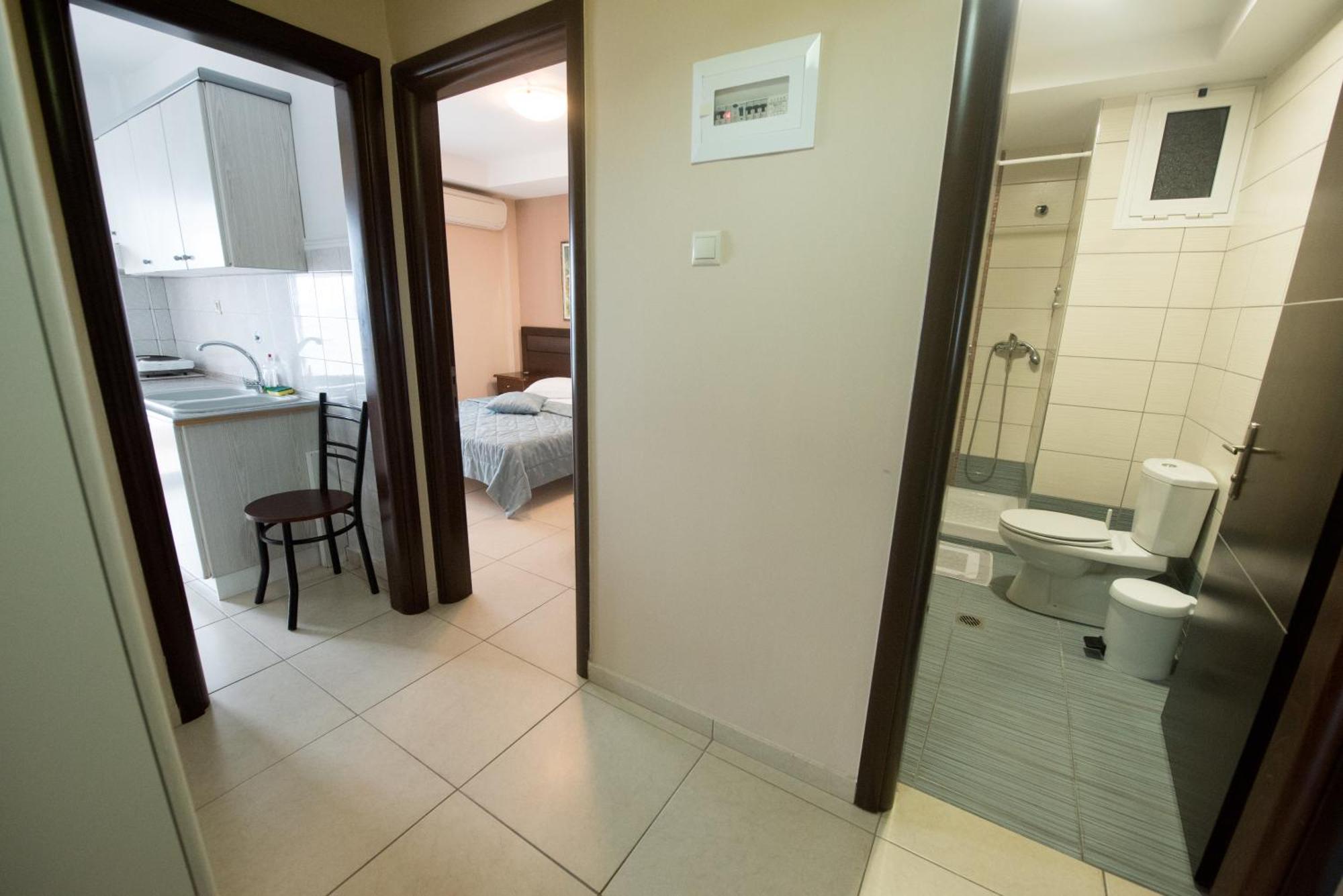 Aris Aparthotel Paralía Exterior foto